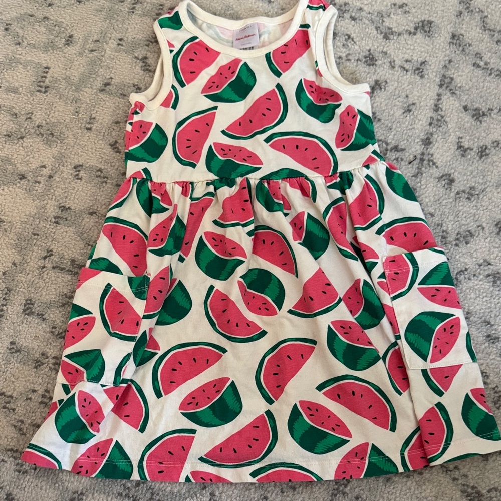Hanna Anderson Watermelon Print Kids Dress